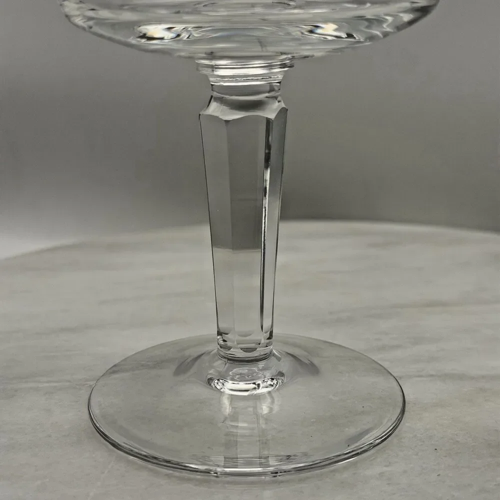 Vintage Lenox Autumn Champagne Tall Sherbet Glass Gold Rim Etched 1975-76